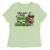Matcha when your  dead insıde but is christmas Ladies Tee - CowhideDigitalArt