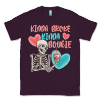 Plum kinda broke kinda bougie Classic Tee - MaliasSmallBusiness