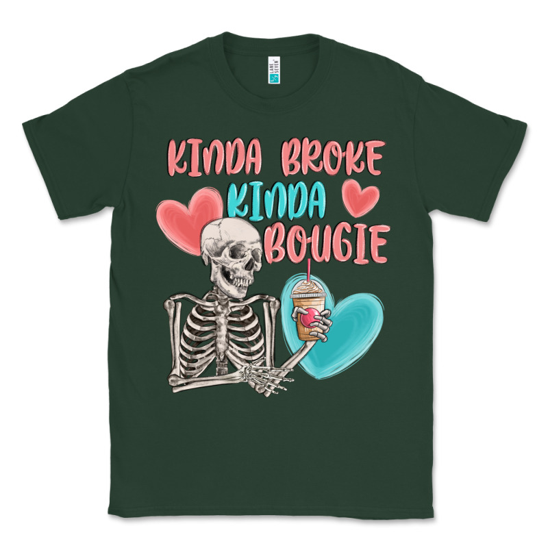 Kinda Broke Kinda Bougie Classic Tee by MaliasSmallBusiness | Teevron