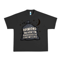 Pigment Black opinions on how i'm supposed to live my life Urban Heavy Tee - MaliasSmallBusiness
