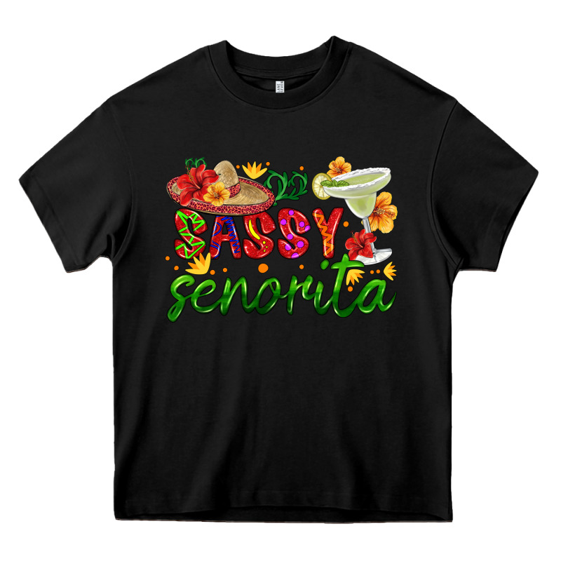 Sassy Senorita Heavy Core Tee by HRA Design Shop | Teevron