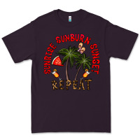 Plum sunrise sunburn sunnset repeat Premium Tee - CowhideDigitalArt