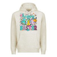 Oatmeal Heather Happy Easter Egg Nurse Premium Hoodie - HowdyJamesFarm