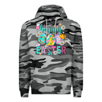 Slate Camo Happy Easter Egg Nurse Premium Hoodie - HowdyJamesFarm