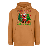 Meerkat I love a man with a beard Christmas Heavyweight Hoodie - NancyCooperArtShop