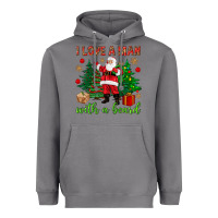 Storm I love a man with a beard Christmas Heavyweight Hoodie - NancyCooperArtShop