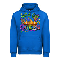 Cobalt mardi gras queen Urban Hoodie - FaDigitalArtStudio