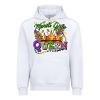 White mardi gras queen Urban Hoodie - FaDigitalArtStudio