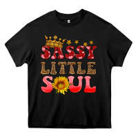 Black sassy little soul Heavy Core Tee - HRA Design Shop