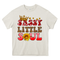 Cream sassy little soul Heavy Core Tee - HRA Design Shop
