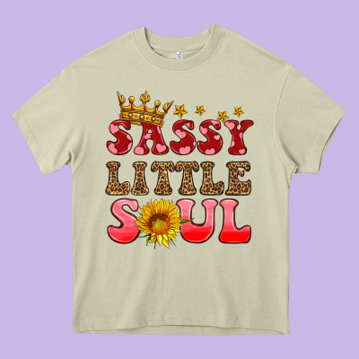 Sassy Little Soul Heavy Core Tee Designed By Hra Design Shop
