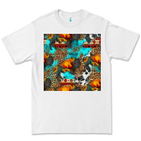 White western sunset bison and sunflowers seamless pattern Premium Tee - HRA Design Shop