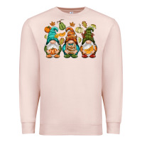 Pale Pink Fall gnomes Premium Sweatshirt - NancyCooperArtShop