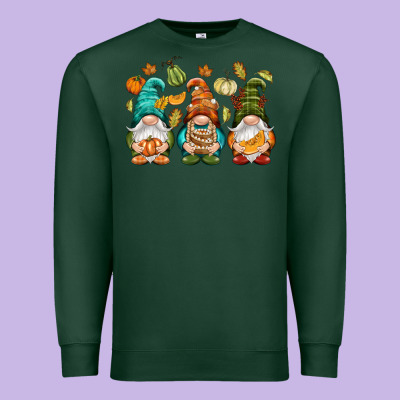 Fall Gnomes Premium Sweatshirt Designed By Nancycooperartshop