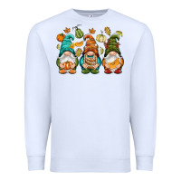 White Fall gnomes Premium Sweatshirt - NancyCooperArtShop