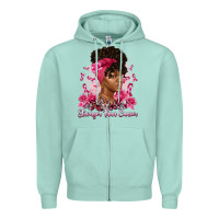 Seafoam stronger than cancer Zipper Hoodie - Artiststas