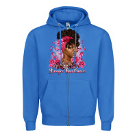 True Royal stronger than cancer Zipper Hoodie - Artiststas