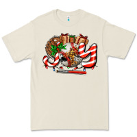 Joy With Baseball And Christmas Gift And Candies Premium Tee | Teevron