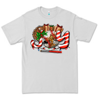 Dove Grey joy with baseball and christmas gift and candies Premium Tee - AdoDesignShop