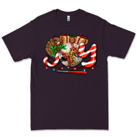 Plum joy with baseball and christmas gift and candies Premium Tee - AdoDesignShop