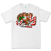 White joy with baseball and christmas gift and candies Premium Tee - AdoDesignShop