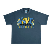 Midnight Navy love dose count chromosomes Urban Heavy Tee - MaliasSmallBusiness
