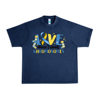 Navy love dose count chromosomes Urban Heavy Tee - MaliasSmallBusiness