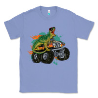 Colony Blue monster truck and t rex dinosaur Classic Tee - MaliasSmallBusiness