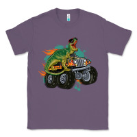 Lavender monster truck and t rex dinosaur Classic Tee - MaliasSmallBusiness