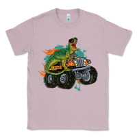 Lilac monster truck and t rex dinosaur Classic Tee - MaliasSmallBusiness