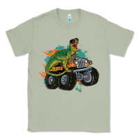 Monster Truck And T Rex Dinosaur Classic Tee | Teevron