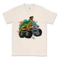 Natural monster truck and t rex dinosaur Classic Tee - MaliasSmallBusiness