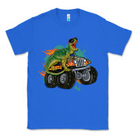 True Royal monster truck and t rex dinosaur Classic Tee - MaliasSmallBusiness