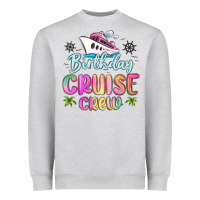 Heather Grey birthday cruise crew Heavyweight Sweatshirt - MaliasSmallBusiness
