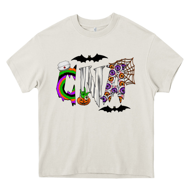 Halloween Cna Heavy Core Tee by CowhideDigitalArt | Teevron