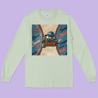 Senior Baseball 2023 Long Sleeve Tee Designed By Nancycooperartshop