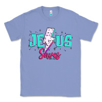 Colony Blue jesus saves Classic Tee - JahusDesignShop
