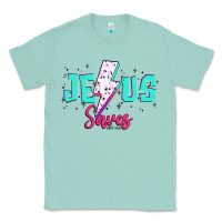 Seafoam jesus saves Classic Tee - JahusDesignShop