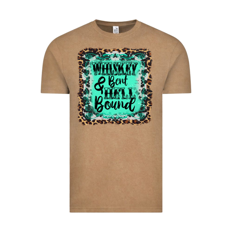 Whiskey Bent Hell Bound Vintage Tee by AdoDesignShop | Teevron