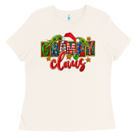 Bone Christmas grampy claus Ladies Tee - FaDigitalArtStudio