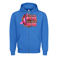 True Royal i wear pink for my mom Zipper Hoodie - Artiststas