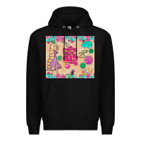 Black sewing crafting each day keeps the crazy away Premium Hoodie - TumblerDesignByShophia