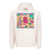 Pale Pink sewing crafting each day keeps the crazy away Premium Hoodie - TumblerDesignByShophia