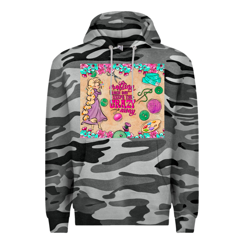 Sewing Crafting Each Day Keeps The Crazy Away Premium Hoodie by TumblerDesignByShophia | Teevron