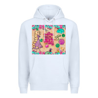 White sewing crafting each day keeps the crazy away Premium Hoodie - TumblerDesignByShophia