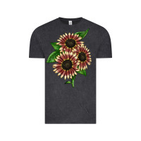 Vintage Black strawberry blonde sunflower Vintage Tee - LillyAllenDesigns