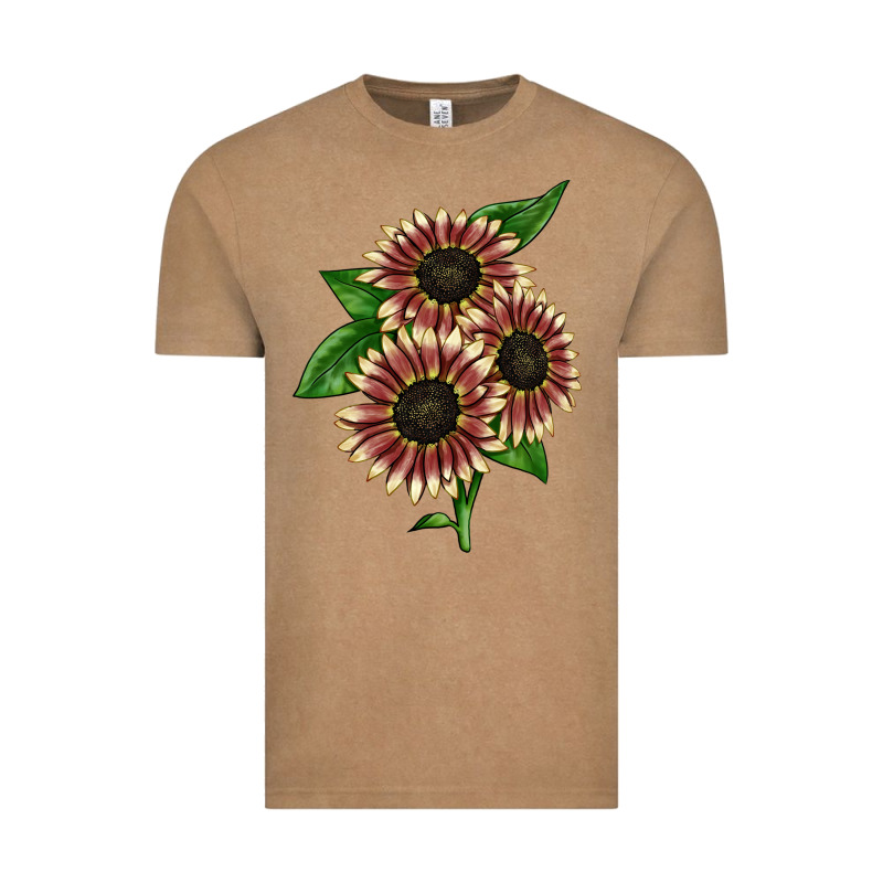 Strawberry Blonde Sunflower Vintage Tee by LillyAllenDesigns | Teevron