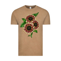 Vintage Coffee strawberry blonde sunflower Vintage Tee - LillyAllenDesigns