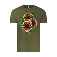 Vintage Olive strawberry blonde sunflower Vintage Tee - LillyAllenDesigns