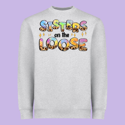 Sisters On The Loose Heavyweight Sweatshirt Designed By Maliassmallbusiness